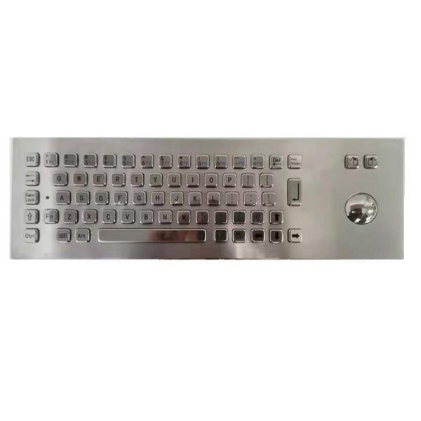 Dustproof Industrial Keyboard With Trackball Self Service Kiosk Reliable Input Device