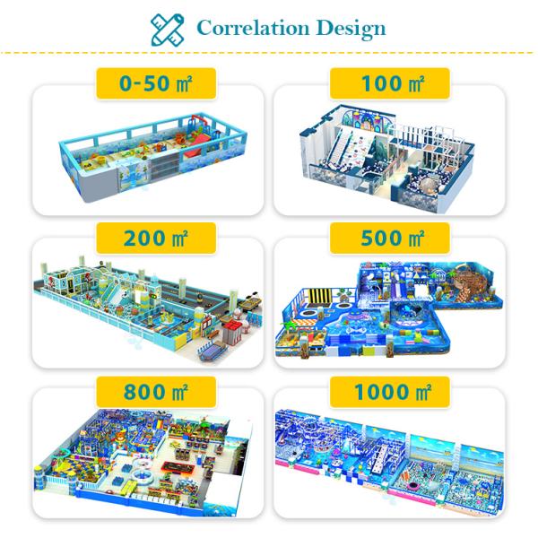 CE Certified Sturdy Ocean Theme Indoor Playground Custom Play Gym For Kids