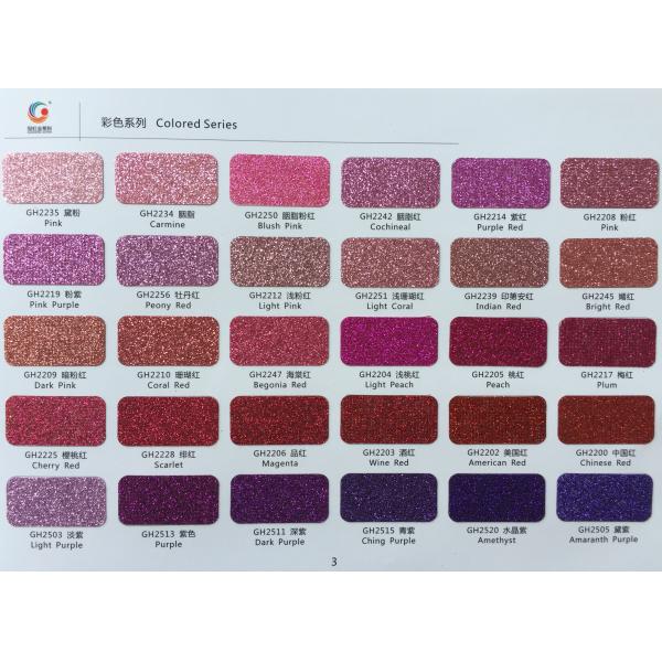 PET Hexagonal Glitter Powder Bright Red 1/4"-1/360" Size