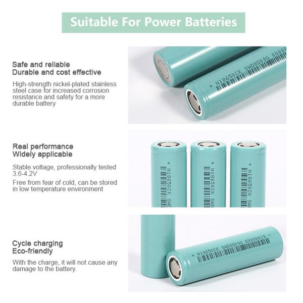 18650 3050mAh Rechargeable Li Ion Battery Eco Friendly Explosion Proof