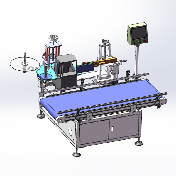 CE Certificated Thermal Label Label Printing Equipment For Square Bottles Sticker Packaging