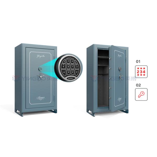 Thick Steel Cabinet Heavy Gun Safe Cabinets Box Anti Pry Safe Electronic Digital Lock