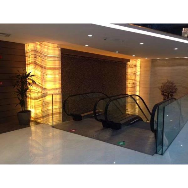 Wooden White Backlit 16mm Jade Onyx Slab For Wall Panel
