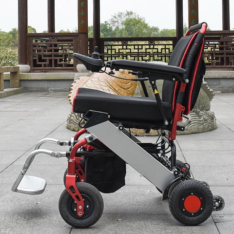 Brushless Motor Lithium Battery Powered Wheelchairs 6km/H