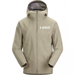 Buy cheap 2023 High Quality Custom LOGO Blank Waterproof for Jacket Winter Softshell Unisex Hooded Outdoor Windbreaker Men Jacket product