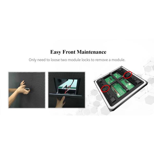Gsurface P5.95 P10 Front Service Outdoor Fixed Led Display 140/140 View Angle ODM
