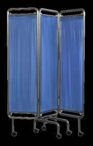 Buy cheap Stainless Steel Hospital Folding Screen Removable Fabric With Wheels product