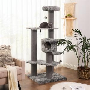 Buy cheap High End Cool Cat Climbing Tree , Luxury Cat Furniture Durable Environmental Friendly product