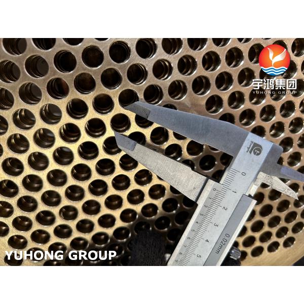 ASTM B171 C46400 Stationary Tubesheet Essential Component For Heat Exchangers