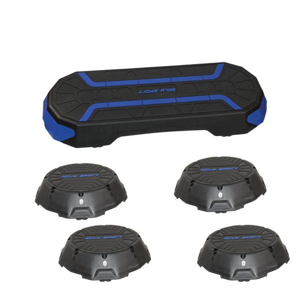 43CM Fitness Stepper Board Stackable Aerobic Platform Universal Power Train Muscle