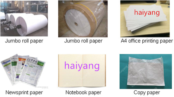 Cylinder A4 Paper Making Machine 40g / M2 Wheat Straw