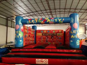 Buy cheap Simple Kids Inflatable Bounce House For 5-6 Children Outside Inflatable Balloon Painting Jump House product