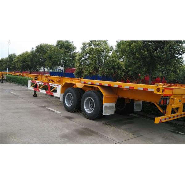 Two Axle 8 Tires 30 Ton 40 Feet Chassis Container Trailer Skeletal Semi Trailer