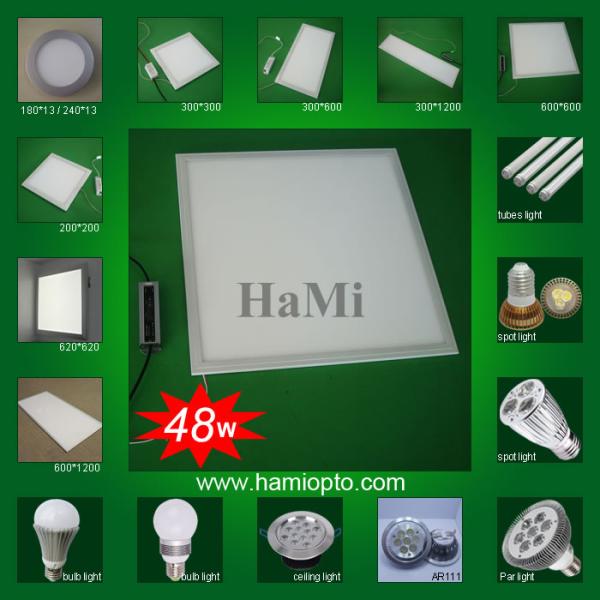 high quality led panel light ultra slim 48w recessed led panel light 600*600mm with huge l