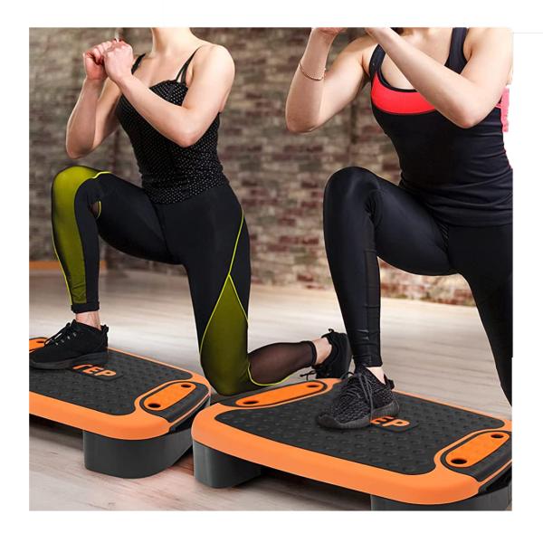 54CM Multifunctional Aerobic Step Deck 4 In 1 For Home Gym Exercise Step Platforms