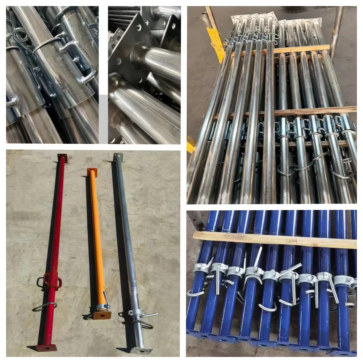 Customizable Adjustable Shoring Prop with 20,000 kg Load Capacity and Galvanized or Painted Finish