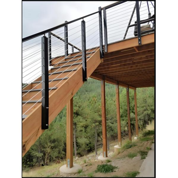 Modular Zinc Coated Balcony Railing Kit - UV Resistant & DIY Installation