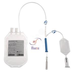 Buy cheap 250ml 450ml 500ml Blood Collection Bags , CPDA 1 Blood Bags product