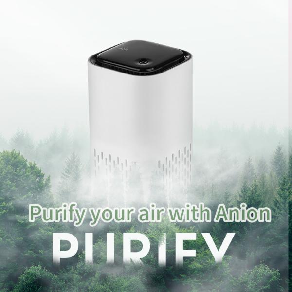 Quiet Operation 360 Degree Air Intake Mini Air Purifier