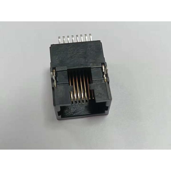 Female Lan SMT RJ45 Connector Through Hole Low Profile Tab Up