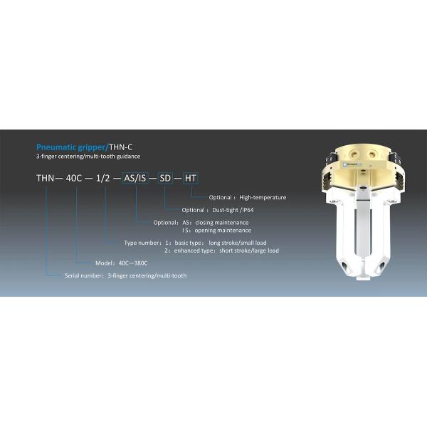 Customizable 3 Jaw Pneumatic Gripper Parallel End Of Arm Grippers