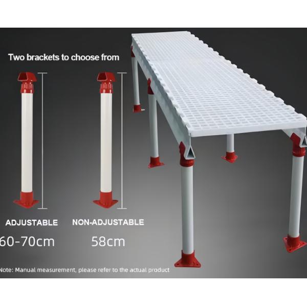 Goat Farm Plastic Slatted Floor Broiler House White / Customized