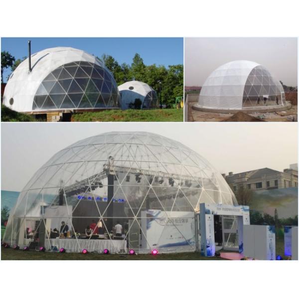 Geodesic Steel 30m Diameter Large Dome Tent For Outdoor Events