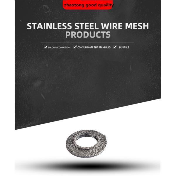 Stainless Steel Knitted Wire Mesh Washer with Corrosion Resistance for Filtration Applications
