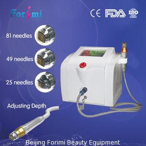 Quality dermal stamping with radio frequency CW and Pulse mode Needling Machine With 0.5-3MM Depth RF Microneedle for sale
