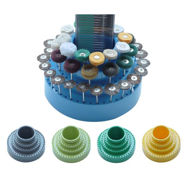 Rotating Round Shape Jewelry Empty Drill Bit Storage Case 170*95mm