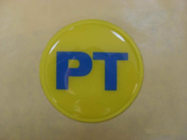 Quality PT Lettering Epoxy Resin Sticker in transparent background for sale