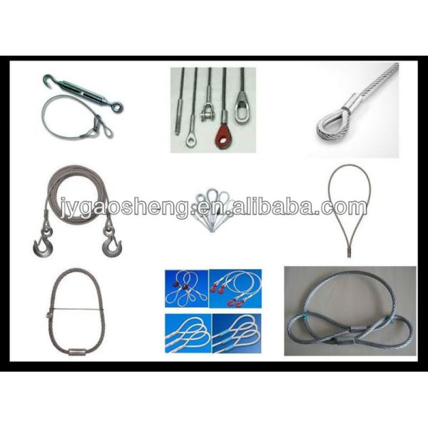 Nylon Coated Steel Cable Assembly with Snap Hook