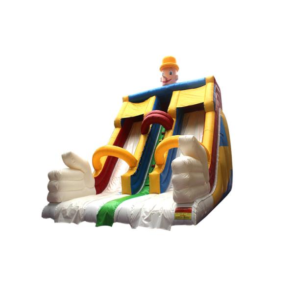 Lead - Free Giant Carton Double Inflatable Dry Slide For Children 3 Years Old And Above