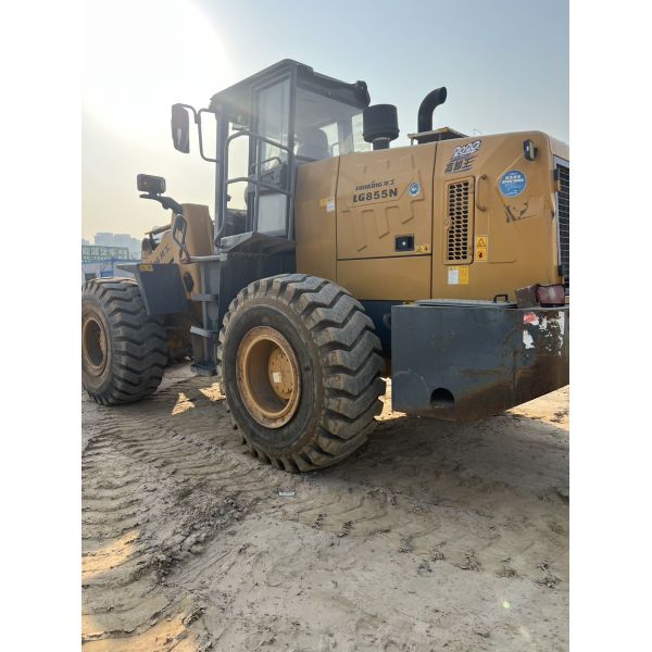 High-quality second-hand LONKING 855N wheeled loader with 2630 working hours, 2020 production model
