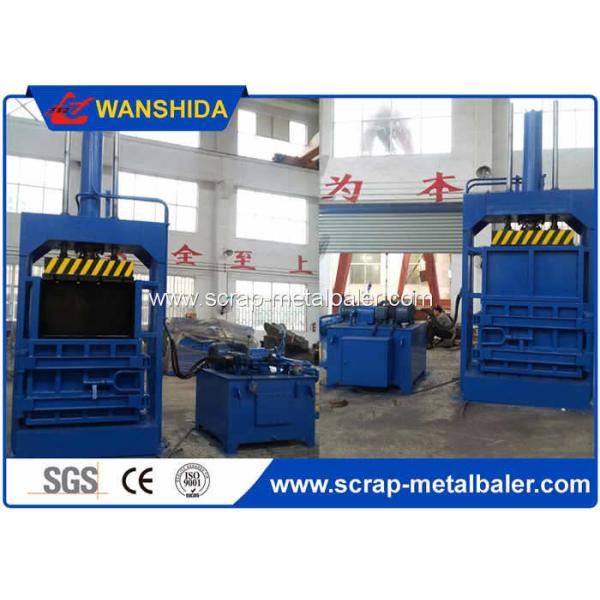 Hydraulic Drive Mode Vertical Baling Machine For Cardboards Plastic PET Bottles