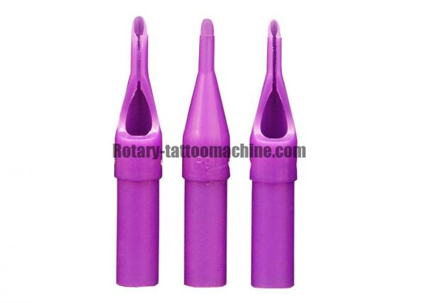 Quality Purple Disposable Tattoo Gun Tips Different Size Matching With Tattoo Machines for sale