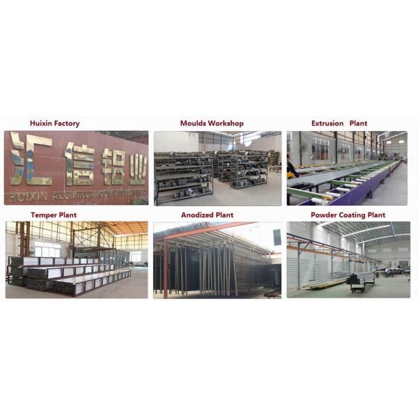 Various Color Powder Coating Aluminum Extrusion Profiles Window and Door Tanzania
