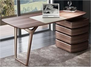 China American Dark Walnut Wood Furniture Nordic design of Writing Desk Reading table in Home Study room Office Furniture on sale