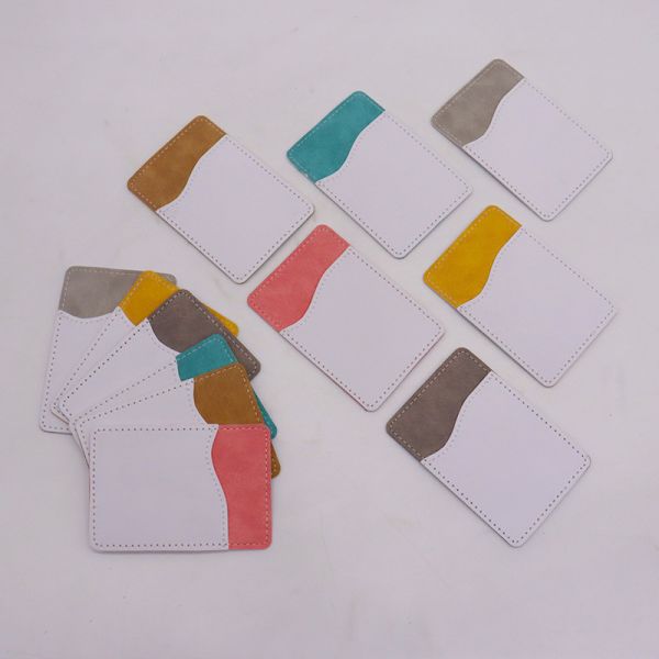 Sublimation Pu Wallet Card Holder Custom Leather Wallets