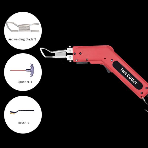 Textile 100W Hot Knife Fabric Cutter With Electronic Micro Switch
