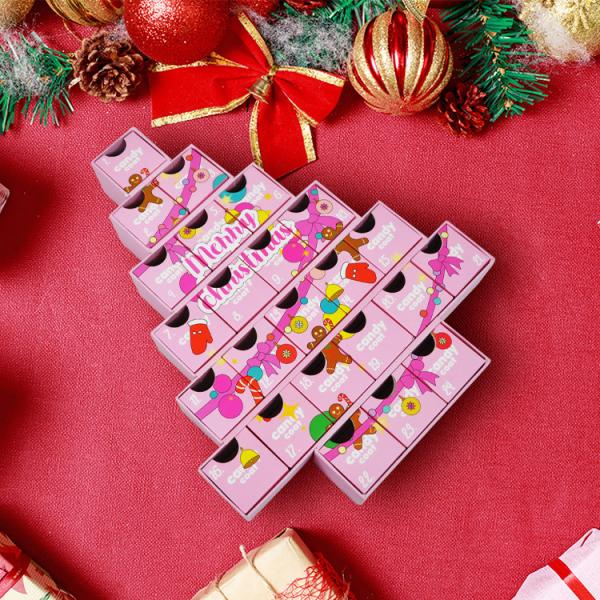 1200g Christmas Advent Calendar Box For Kids Gift Tree Treasure Type