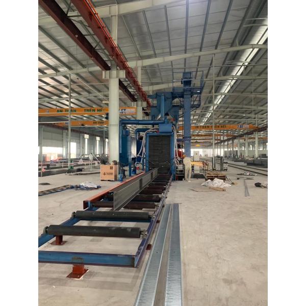 HP-0816*8 11KW Ｈ Beam Production Line Shot Blasting Machine 800 X 1600mm