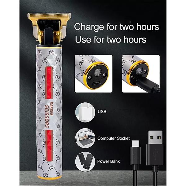 Waterproof Hair Cutting Trimmer Machine 10W With Low Noise T Blade
