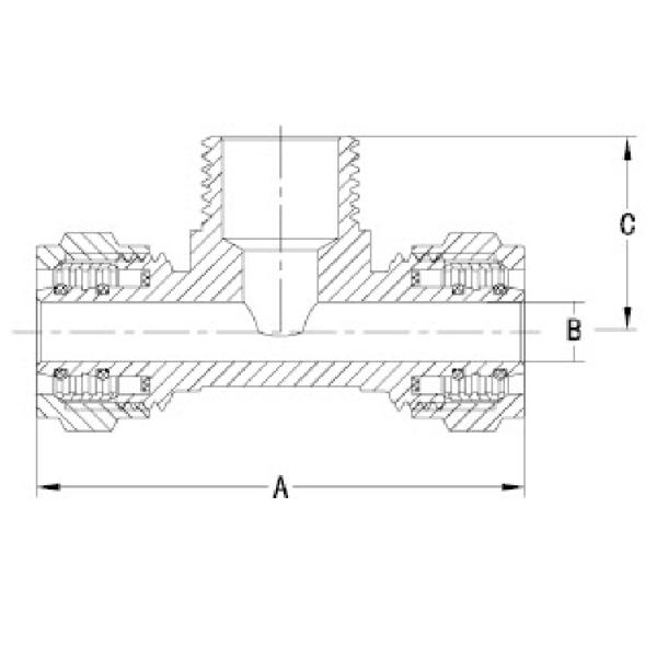PF5007 Brass Pex -al-pex Male Tee 16X1/2"X16,26X1/2"X26