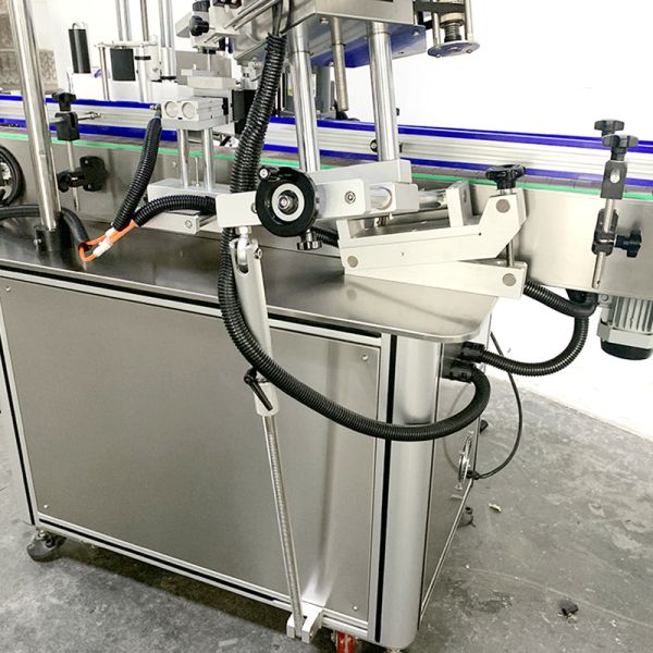 Automatic Bottle Labeling Machine Glass And Plastic Bottle Neck And Body Labeling Machine For Red Wine And Beverages