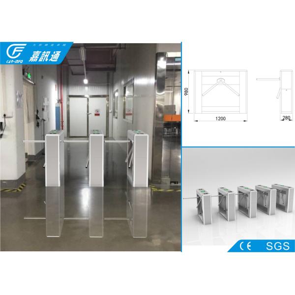 Manual / Semi - Auto Vertical Tripod Turnstile Anti Tail Function For Residence Area