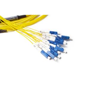Buy cheap SM 12 Fiber Low Loss MPO MTP To LC Fan Out Patch Cord Cable Customized Length product