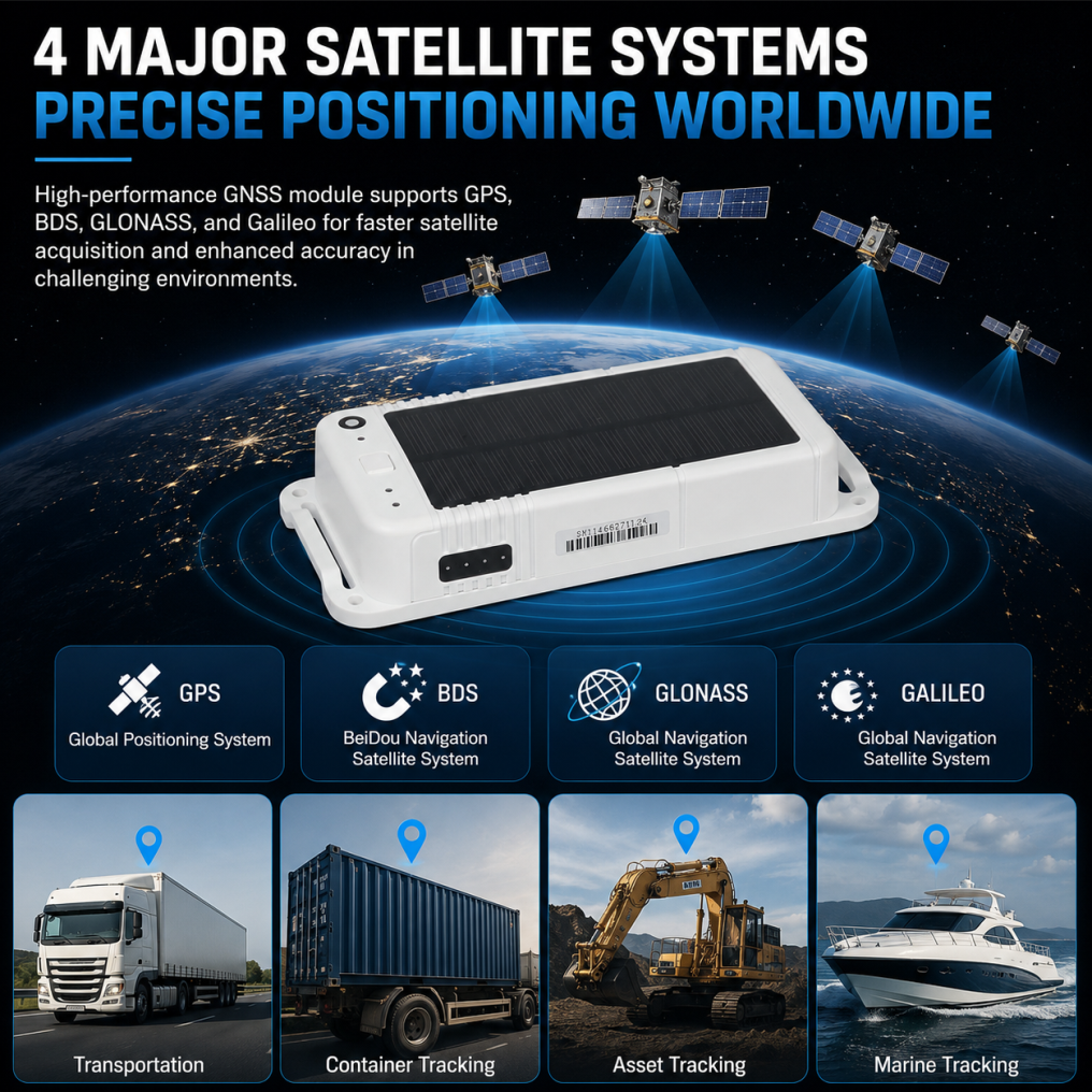 VA05-Solar 4G LTE Solar-Powered Asset Tracker