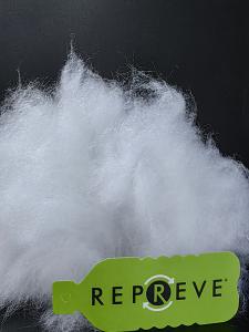 China Transparent Traceable Fiber Padding Garment White Unifi Cotton Recycle Fiber Ball on sale