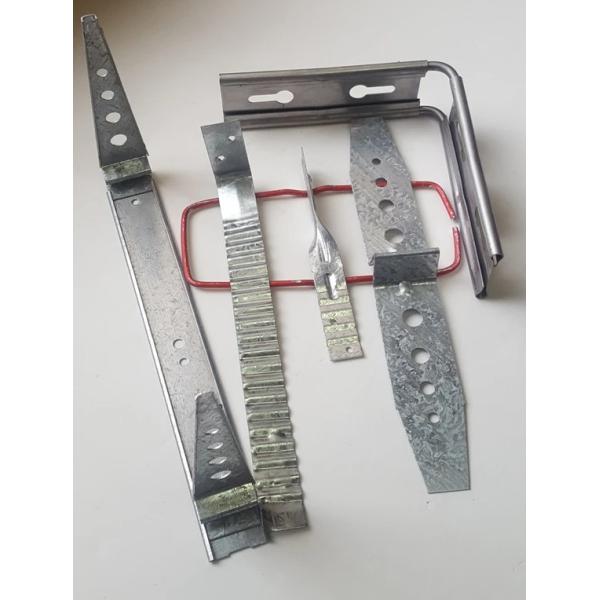 3 Inch Stainless Steel Brick Ties for 1/4 Inch Brick Walls